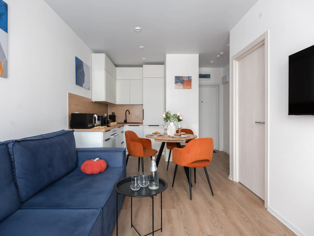 Апартаменты SMART LOFTS | Modena | Отдельная спальня | 7 мин до метро Бутырская — фото