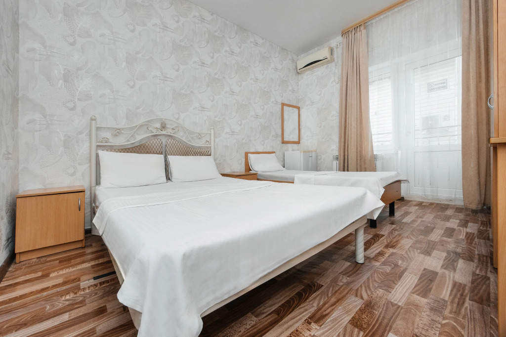 Трёхместный номер с террасой Standard с красивым видом из окна в Green rent