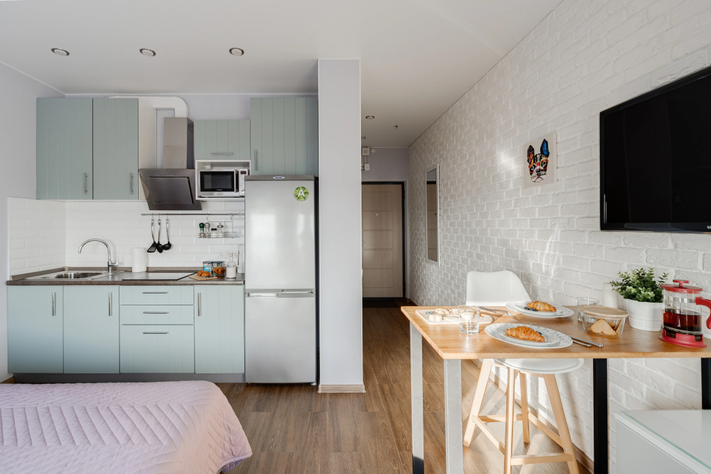 Апартаменты SMART LOFTS | Garden с видом на Останкинскую башню в новом ЖК рядом с метро — фото