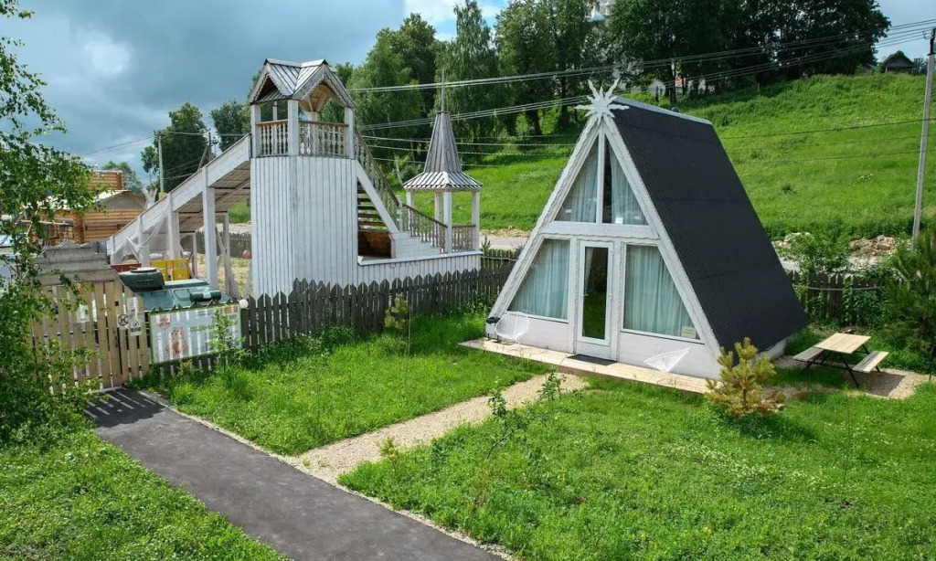 Частный дом Уютный домик A-Frame 1 - фото 12