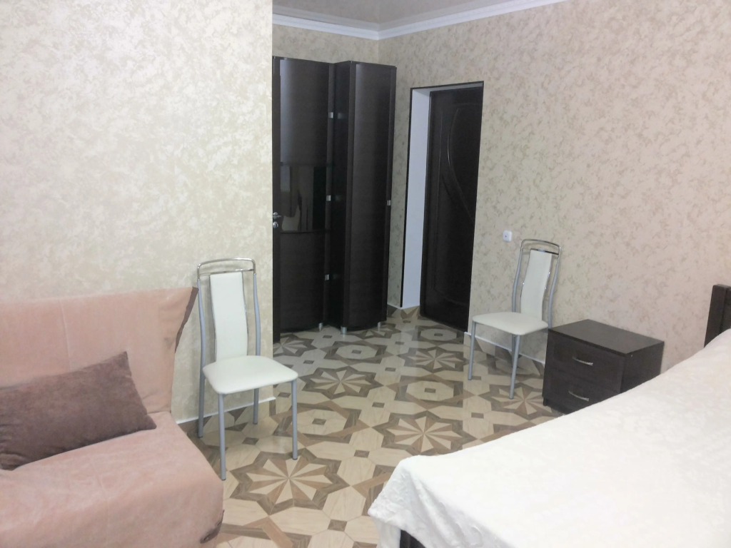 Двухместный номер Standard с красивым видом из окна двуспальная кровать в Три А