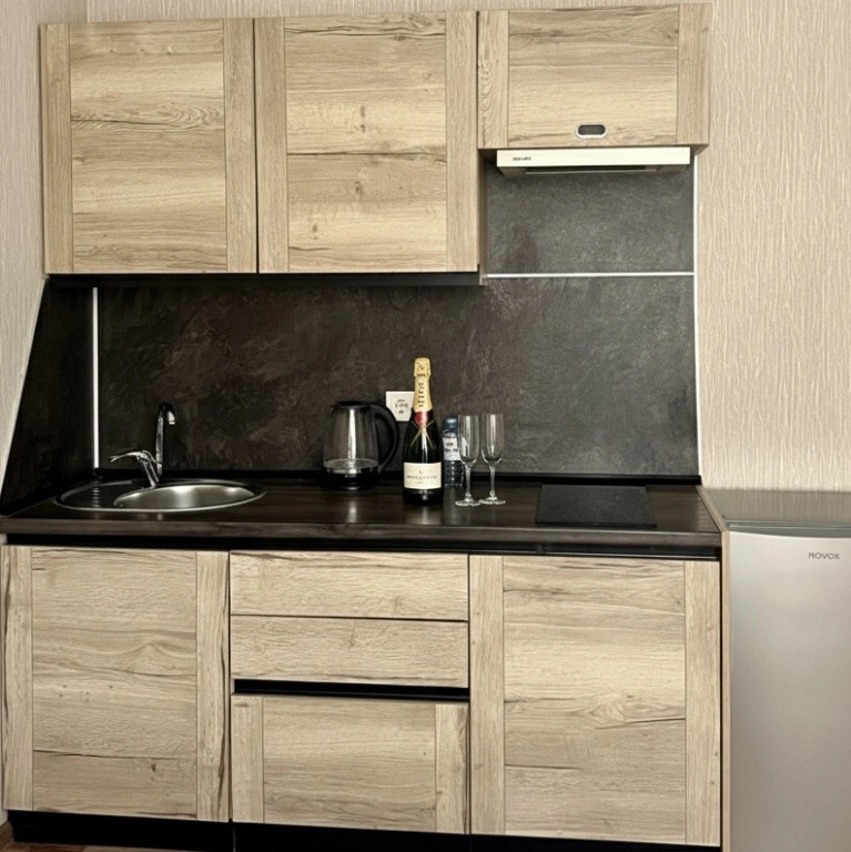 Двухместные апартаменты Deluxe с видом на внутренний двор двуспальная кровать в Eva Apartments