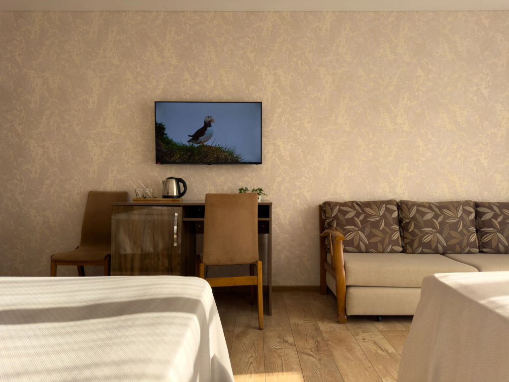 Четырёхместный Сьют c 1 комнатой с балконом и с видом на море в Aimara