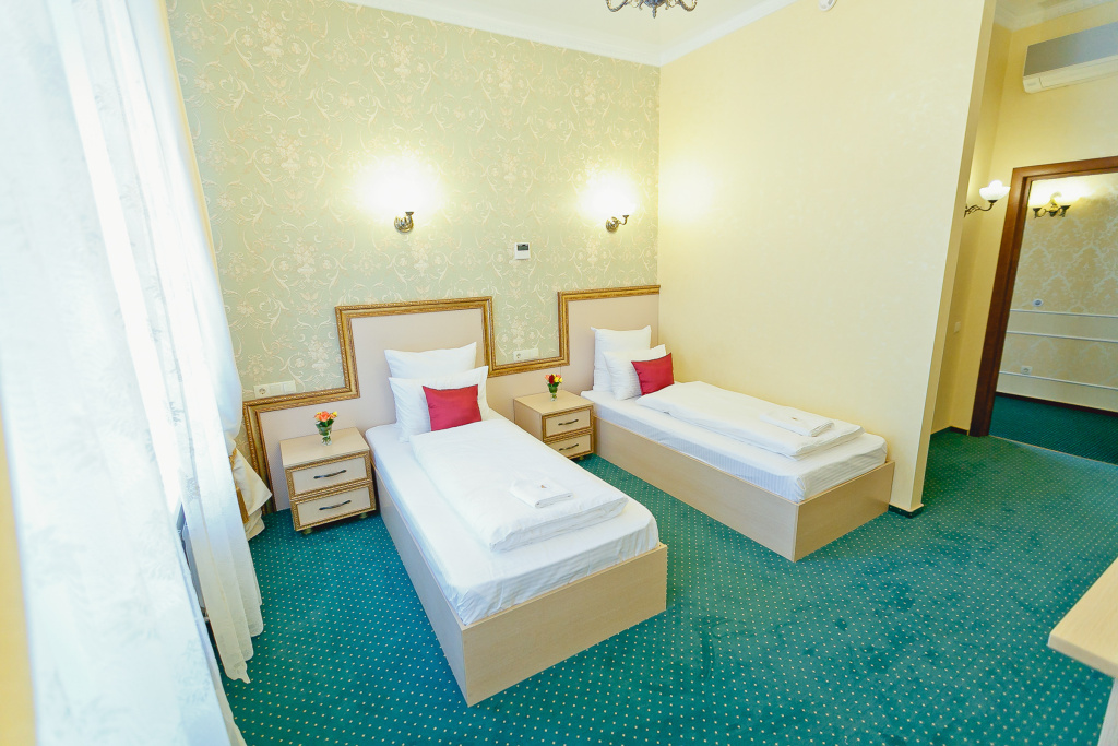 Onegin Hotel Room Type - Standard Double room with city view twin beds