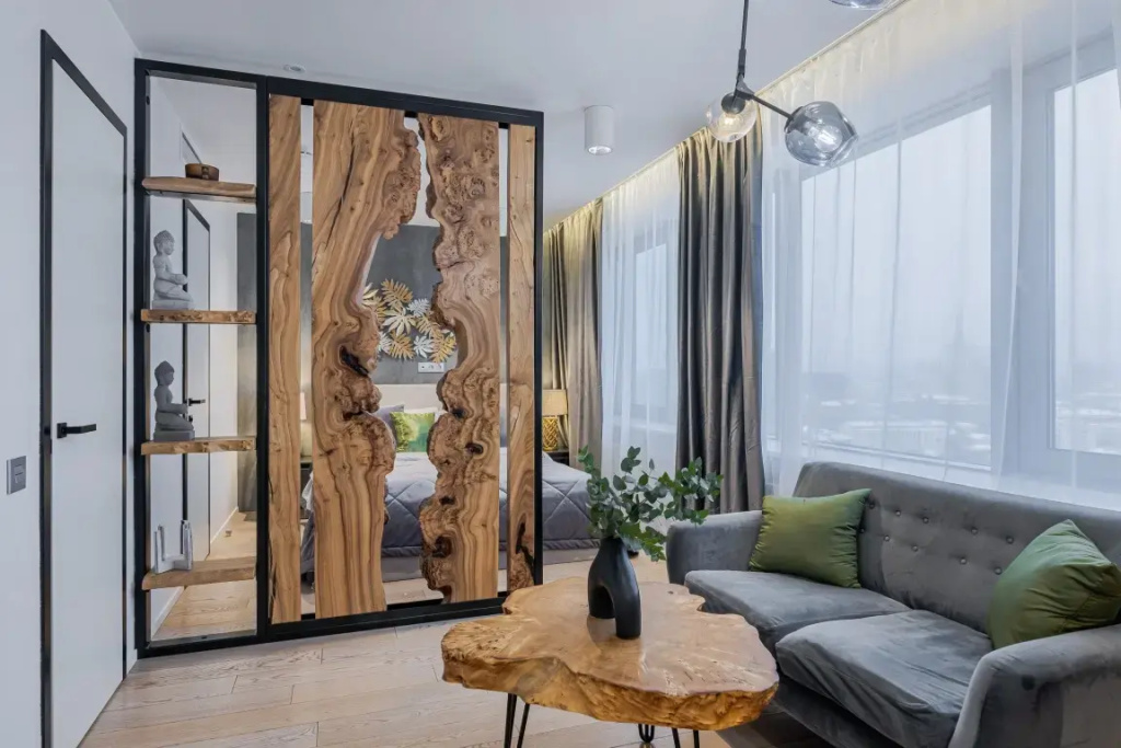 Апартаменты Wood студия Smart Host на Новом Арбате — фото