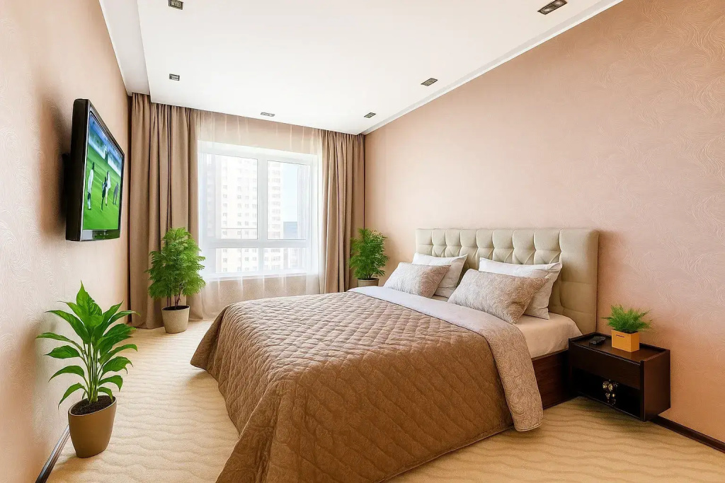 Квартира Уютная с видом возле Аквапарка и центра Казани от сети Rushouse (РусХаус) — фото