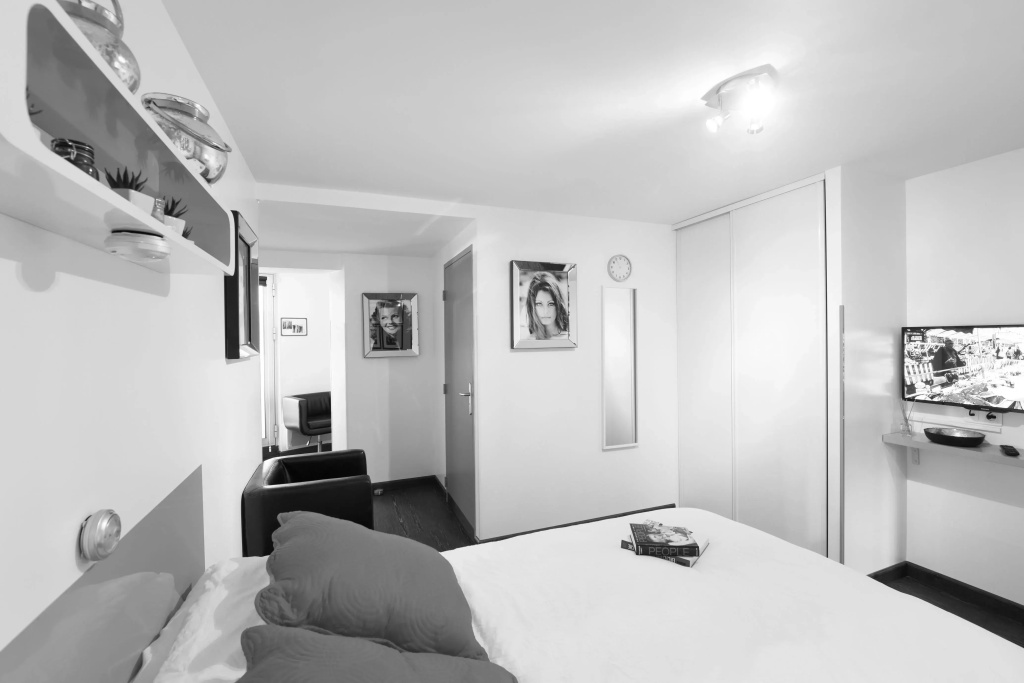 Double Studio with balcony and with view (full double bed)