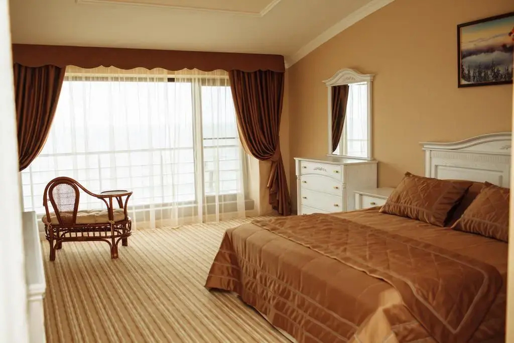 Belyij Medved Hotel Room Type - Double Junior Suite with balcony and with sea view full double bed