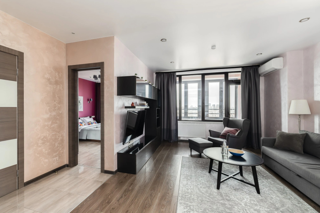 Апартаменты SMART LOFTS | Siesta | С отдельной спальней | ЖК бизнес-класса рядом с метро — фото