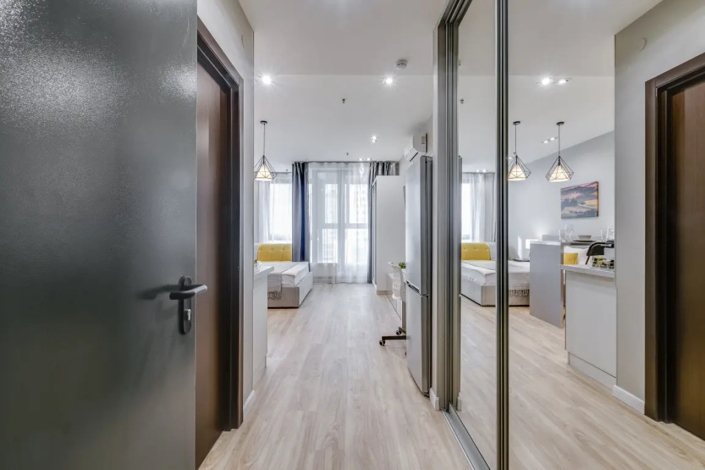 Отель Апартаменты Полюкс с Балконом и Видом на Город Business Apartments в Москве