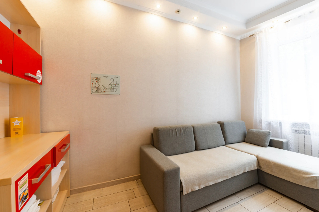 Economy Sofa Bed or Double room (full double bed)