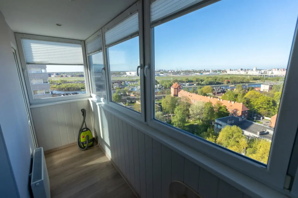 2 Bedrooms Double Apartment with balcony and with view (full double bed)