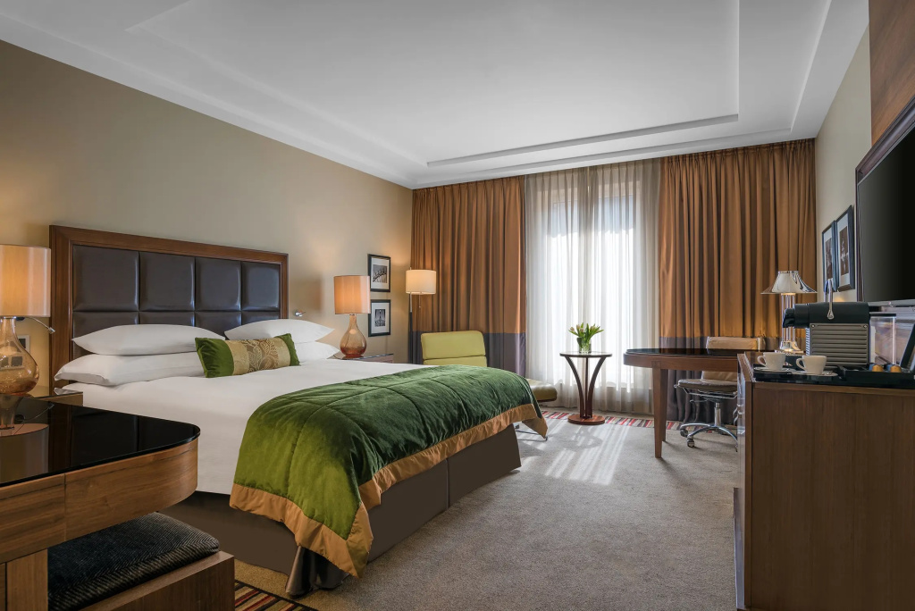 Corinthia Hotel Room Type - Executive Double room with courtyard view full double bed