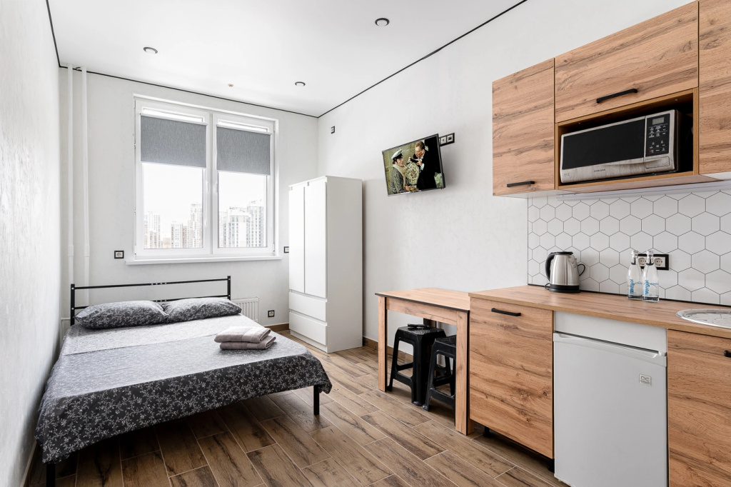 Апартаменты Студия Bestflat24 у м. Ботанический сад — фото