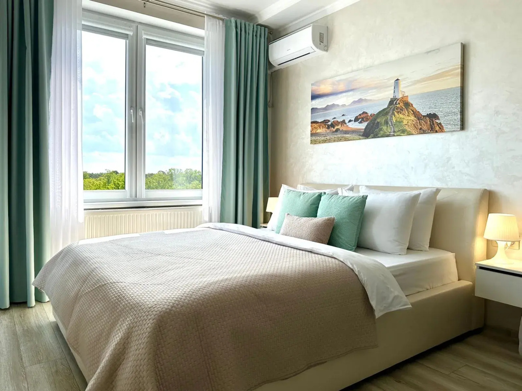 Double Apartment with balcony and with view (full double bed)