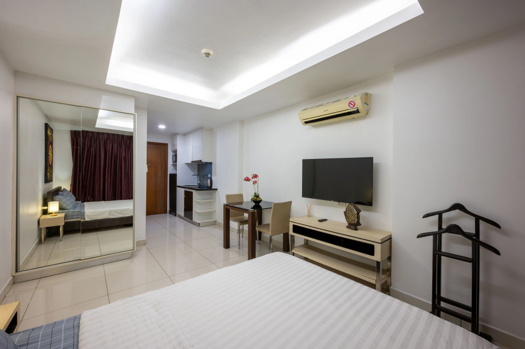 Студия Deluxe с балконом в Апарт-отель C-View Residence by Apartwell
