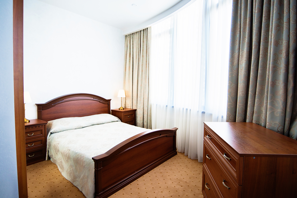 Двухместные апартаменты двуспальная кровать в Черноморская