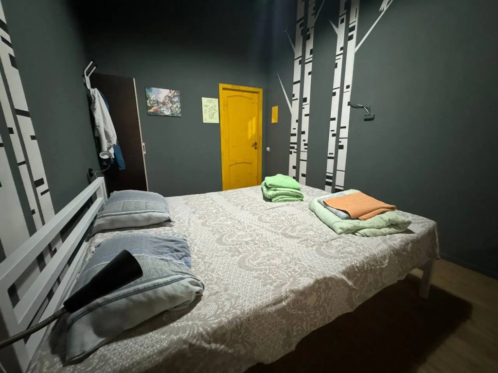 Vozduh Hostel Room Type - Double room with city view full double bed