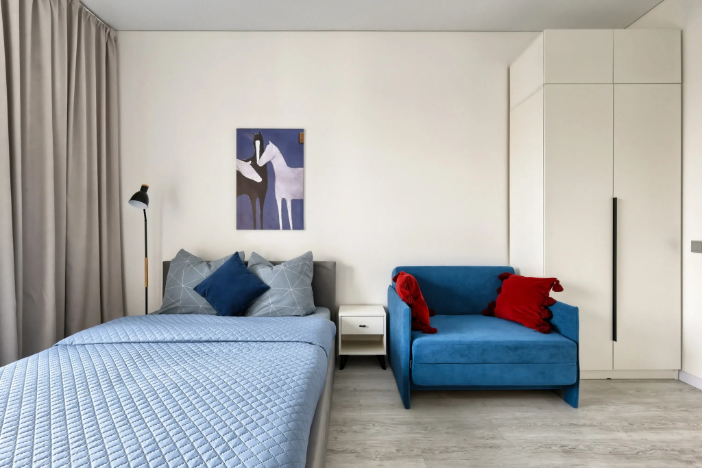 Квартира Myhome Yourhome в ЖК Astra Marine Обуховской обороны 36 — фото