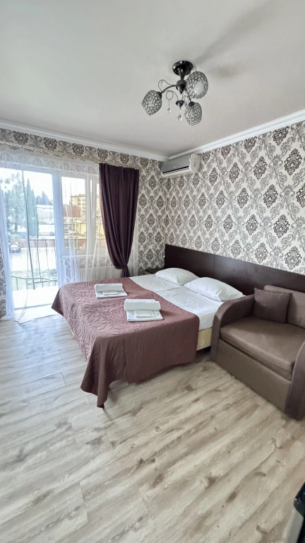 Двухместный номер Superior с балконом и с красивым видом из окна двуспальная кровать в Тропики