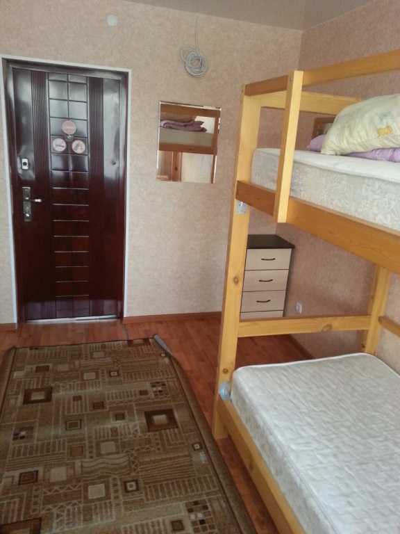 Bed in Dorm with balcony
