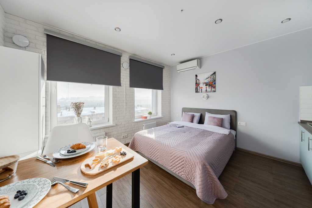 Апартаменты SMART LOFTS | Garden с видом на Останкинскую башню в новом ЖК рядом с метро — фото