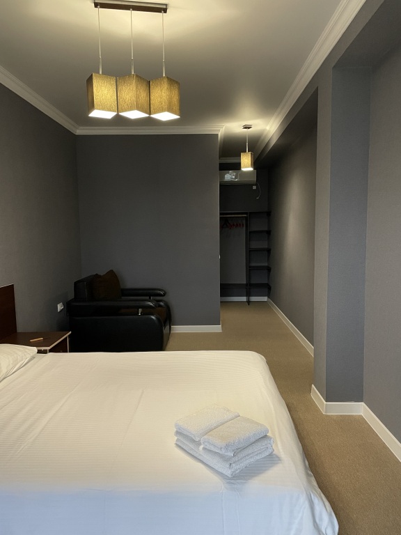 Двухместный номер Standard с видом на море двуспальная кровать в Hotel Phanakopi