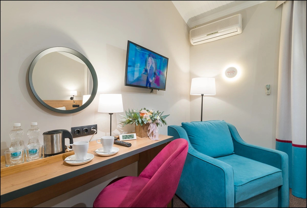 Albatros GC Hotel Room Type - Standard Double room with balcony full double bed