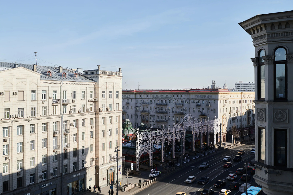 Квартира GM Apartments Трёхкомнатная с видом на Тверскую — фото