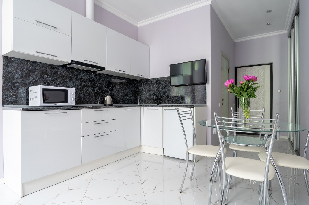 Отель Апартаменты Red Apartments Арт Лайт Сити апартамент Харден в Сириусе