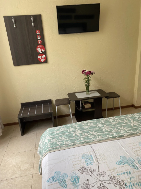 Двухместный номер Comfort с видом на горы двуспальная кровать в Жемчуг village