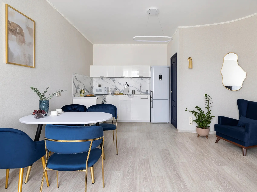 Отель Квартира Myhome Yourhome на Кораблестроителей 32 к.3 в Санкт-Петербурге