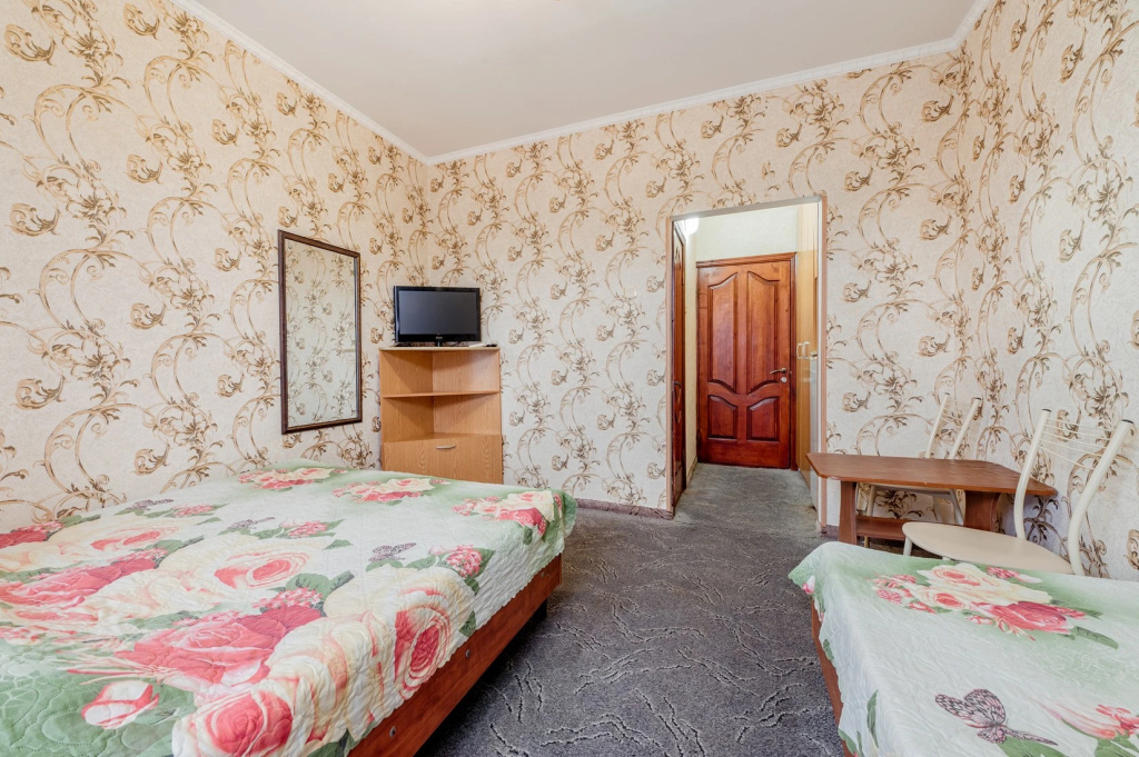 Standard Triple room with courtyard view