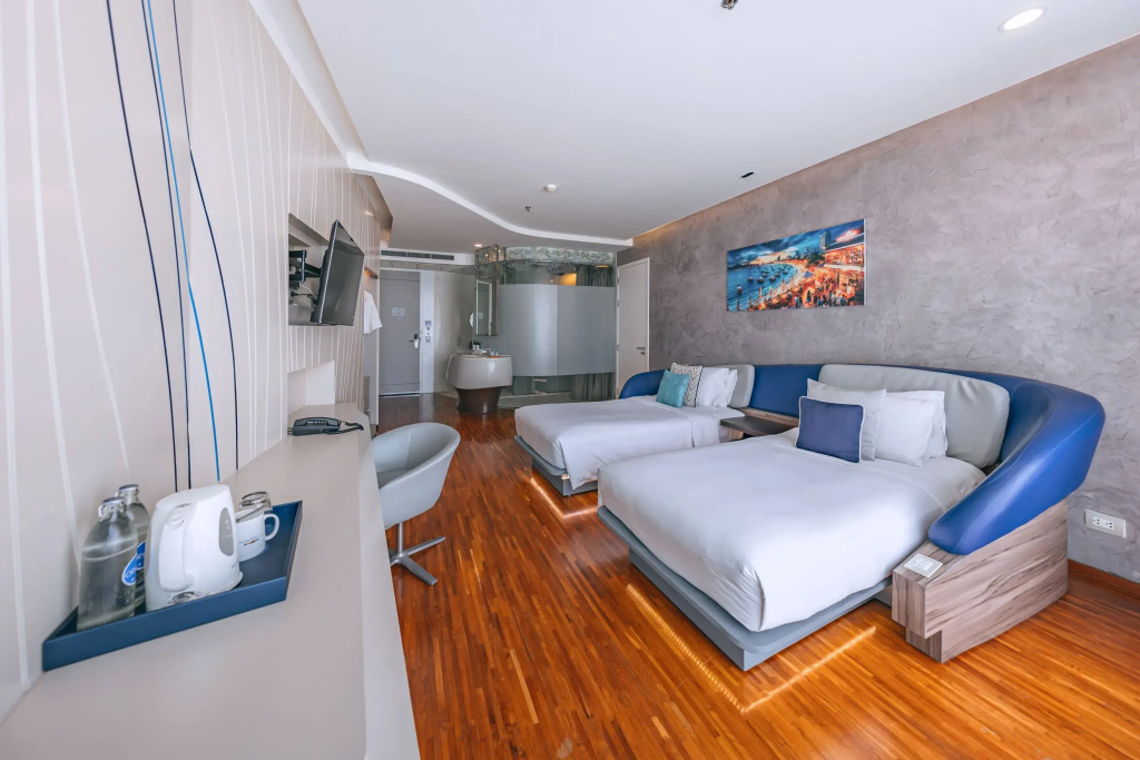 Hotel Baraquda Heeton Pattaya by Compass Hospitality - Chambres