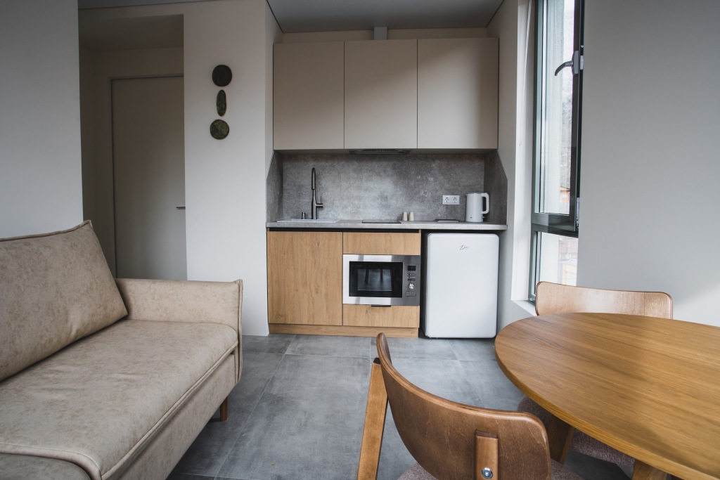 Семейный номер Superior с красивым видом из окна в Куб Грин