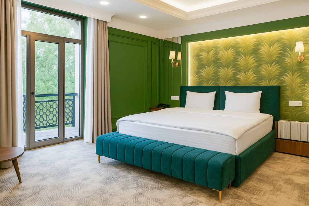 Double Junior Suite with balcony (full double bed)