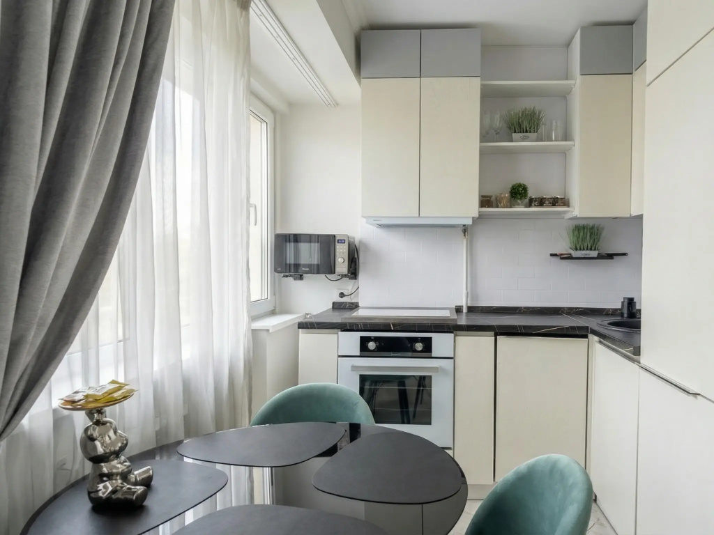 Квартира Top Rooms: Эксклюзивная евродвушка на Проспекте Вернадского — фото