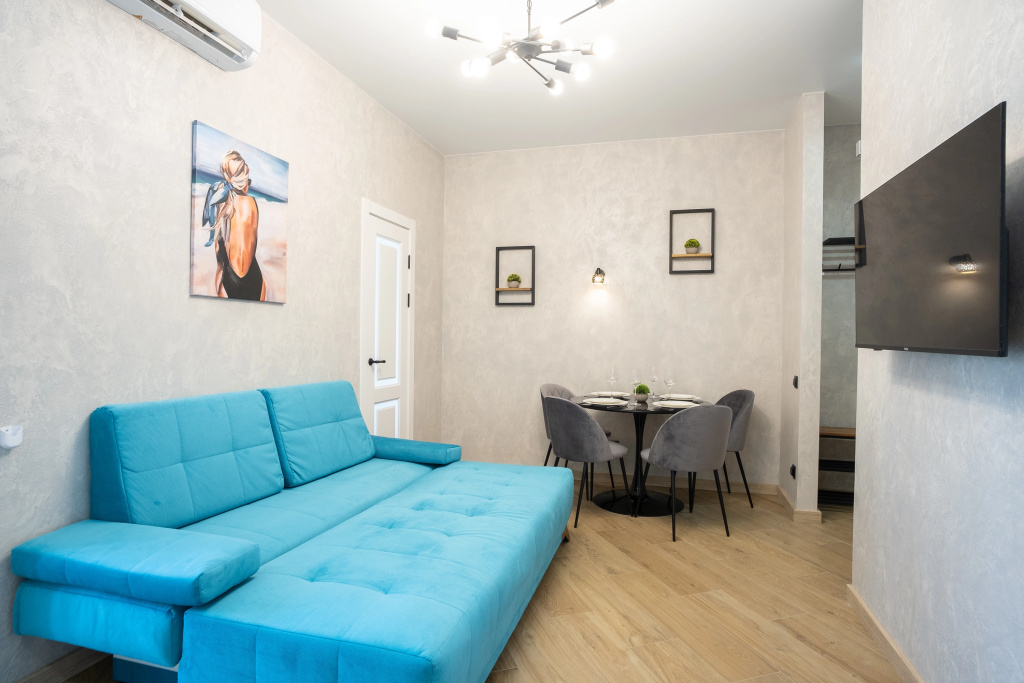 Отель Апартаменты RED APARTMENTS Арт Лайт Сити апартамент Айвазовский в Сириусе