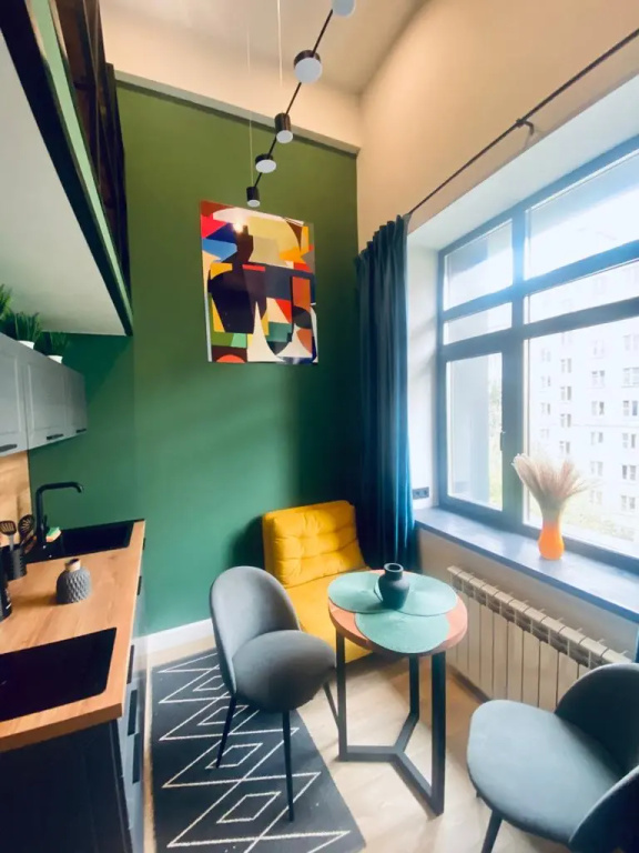 Апартаменты New Scandi Green на Тульской — фото