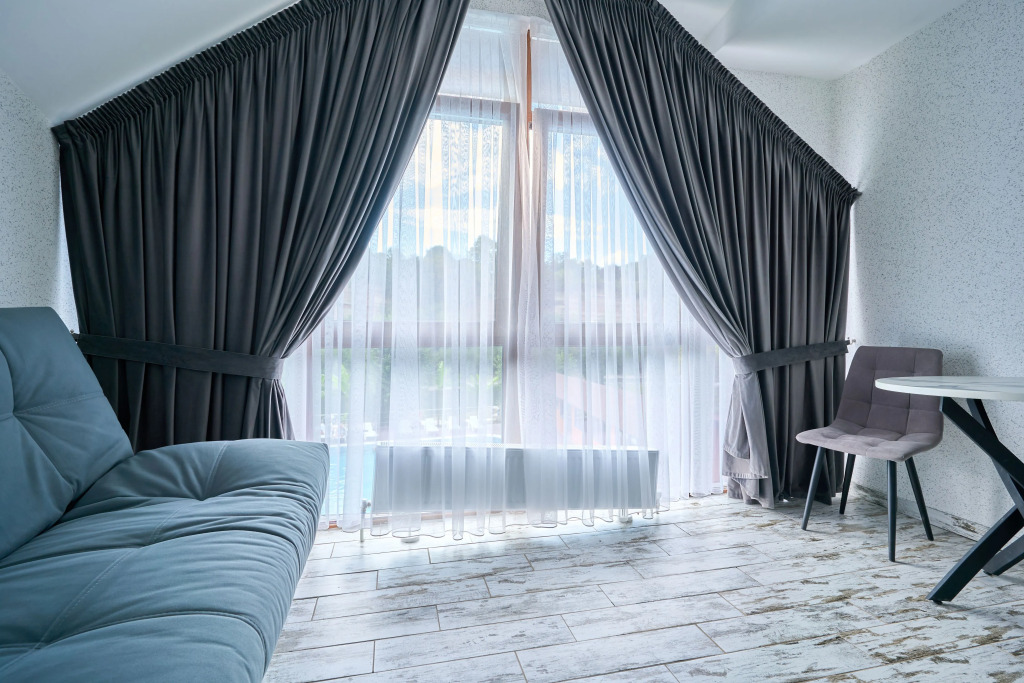 Двухместный номер Comfort с 2 комнатами с видом на реку двуспальная кровать в Белла