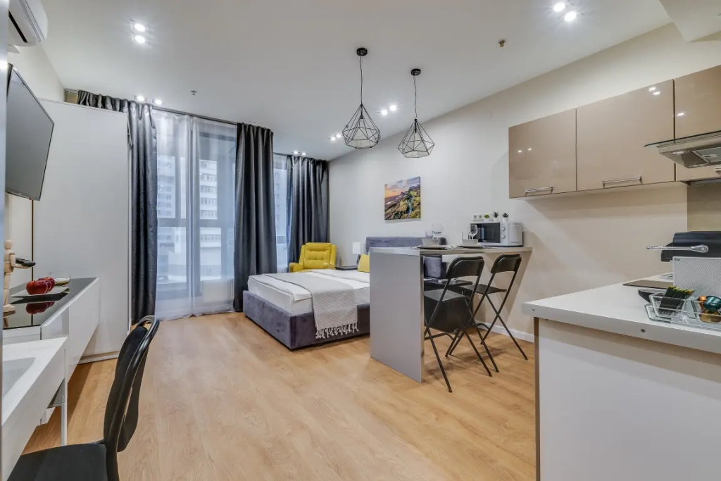 Апартаменты Представительские с Балконом и Видом на Город Business Apartments — фото