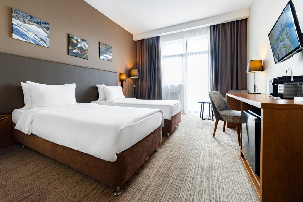 Ski Inn SPA Hotel Rosa Khutor Room Type - Superior Double room with balcony and with mountain view twin beds