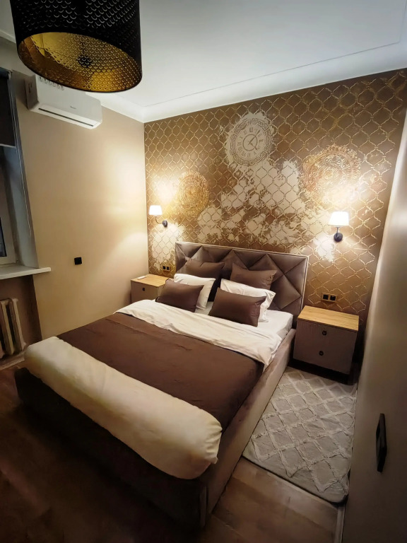 Двухместные апартаменты с 2 комнатами с красивым видом из окна двуспальная кровать в Апартаменты InterLoft 8 Old Town Free Parking Wi-Fi 100/50 Smart TV