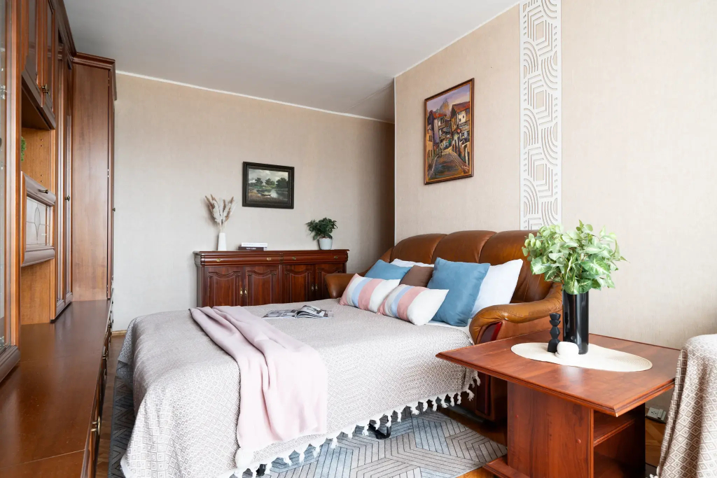 Квартира Двухкомнатная Natali apart на метро Пражская - фото 10