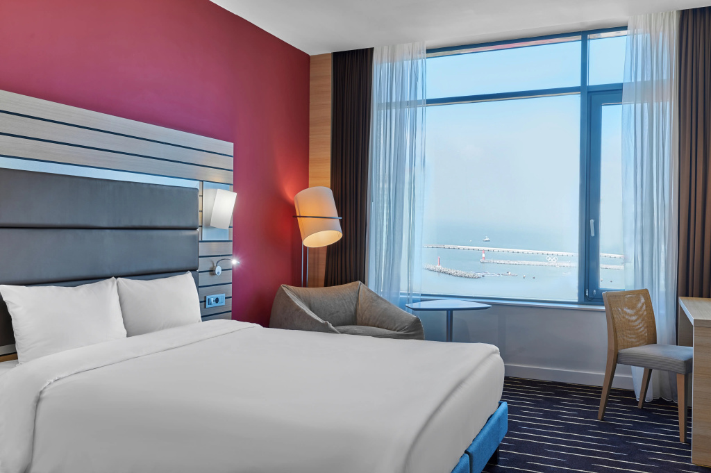 Mercure Sochi Center Hotel Room Type - Classic Double room with Sea View full double bed