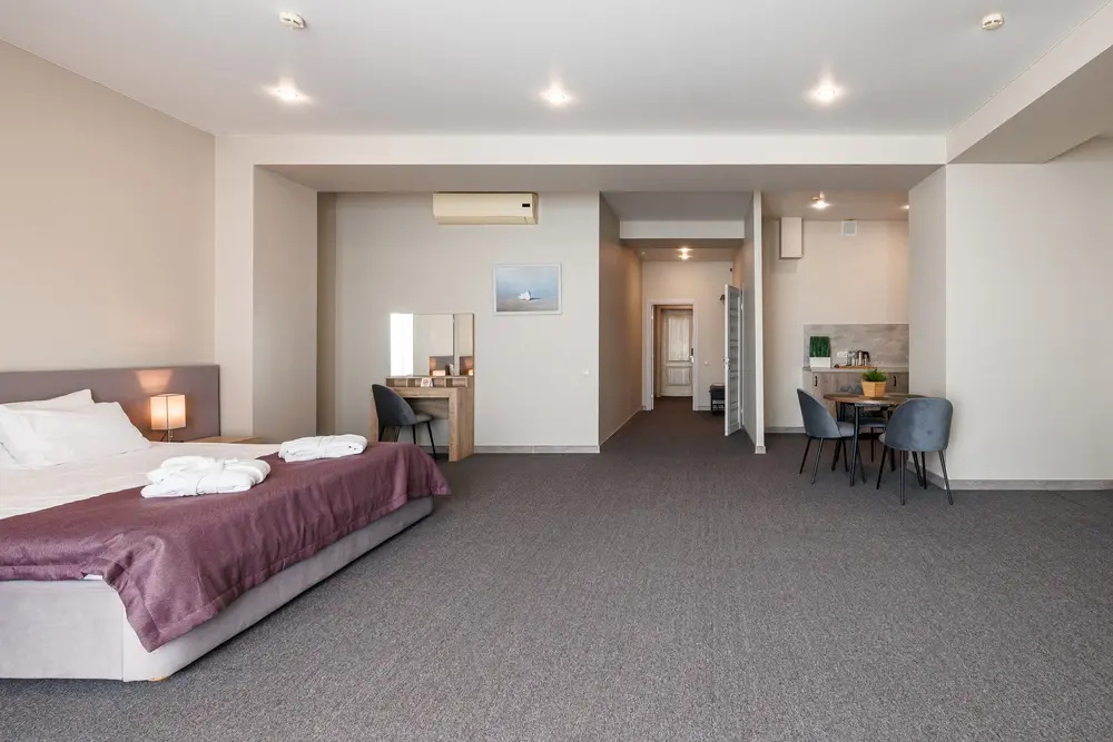 Sanremo Hotel Room Type - Double Studio with balcony and with sea view twin beds