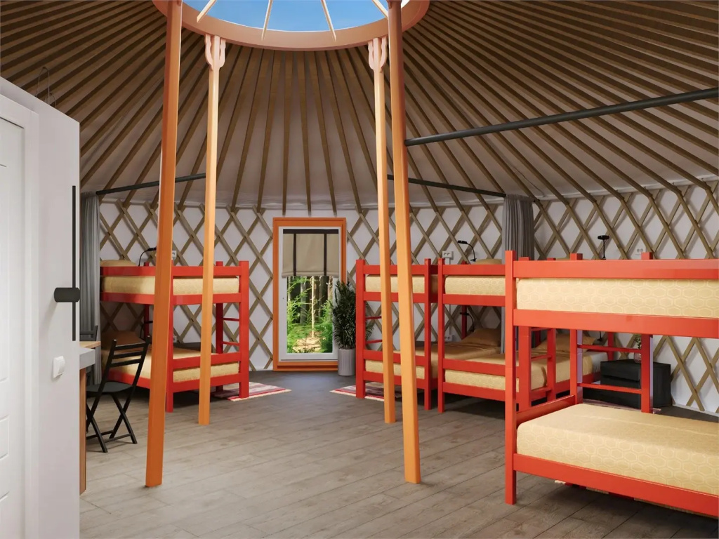 Family Sextuple Yurt