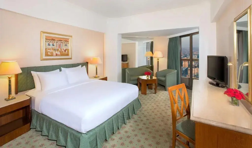 Double room with Nile view (full double bed)