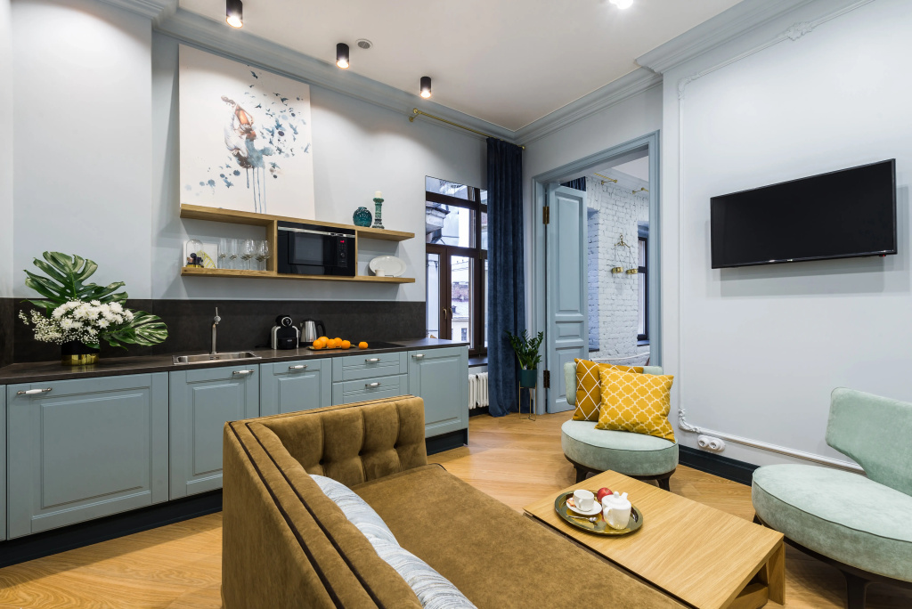 Апартаменты D apartments с 1-ой спальней и исторической печью 6 — фото