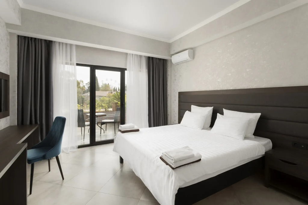 Deluxe with Terrace Double room with mountain view (full double bed)